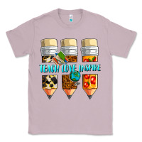 Lilac teach love inspire Classic Tee - NancyCooperArtShop