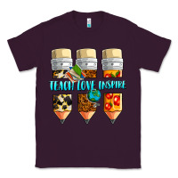 Plum teach love inspire Classic Tee - NancyCooperArtShop