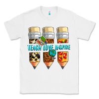 White teach love inspire Classic Tee - NancyCooperArtShop