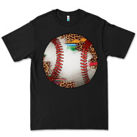 Black western baseball leopard serape pattern Premium Tee - Artiststas