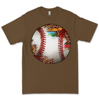Cacao western baseball leopard serape pattern Premium Tee - Artiststas
