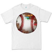 White western baseball leopard serape pattern Premium Tee - Artiststas