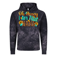 Cloud Black oh honey i am that nana Vintage Hoodie - NancyCooperArtShop