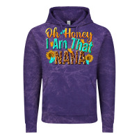 Cloud Purple oh honey i am that nana Vintage Hoodie - NancyCooperArtShop