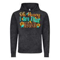 Vintage Black oh honey i am that nana Vintage Hoodie - NancyCooperArtShop