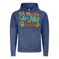 Vintage Denim oh honey i am that nana Vintage Hoodie - NancyCooperArtShop
