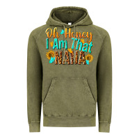 Vintage Olive oh honey i am that nana Vintage Hoodie - NancyCooperArtShop