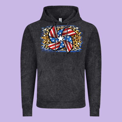 4th Of July Pinwheel Vintage Hoodie Designed By Jasminsmagicworld