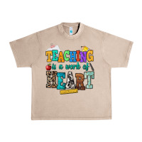 French Oak teaching is a work of heart Urban Heavy Tee - NancyCooperArtShop