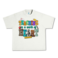 Pistachio teaching is a work of heart Urban Heavy Tee - NancyCooperArtShop
