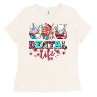 Bone dental life with cupcakes Ladies Tee - AdoDesignShop