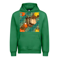 Emerald fall boot seamless pattern Urban Hoodie - BundleAndBundleShop