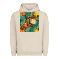 Pigment French Oak fall boot seamless pattern Urban Hoodie - BundleAndBundleShop