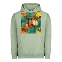 Pigment Oil Green fall boot seamless pattern Urban Hoodie - BundleAndBundleShop