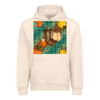 Sandshell fall boot seamless pattern Urban Hoodie - BundleAndBundleShop