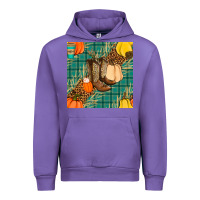Tulip fall boot seamless pattern Urban Hoodie - BundleAndBundleShop