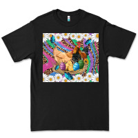 Black easter farm chicken chick rooster daisys butterfly sunflower eggs glit Premium Tee - Artiststas