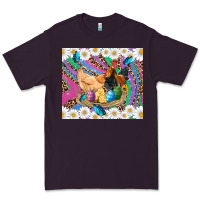 Easter Farm Chicken Chick Rooster Daisys Butterfly Sunflower Eggs Glit Premium Tee | Teevron