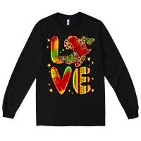 Black love juneteenth Long Sleeve Tee - LillyAllenDesigns