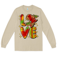 Mushroom love juneteenth Long Sleeve Tee - LillyAllenDesigns