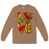Toasted Coconut love juneteenth Long Sleeve Tee - LillyAllenDesigns