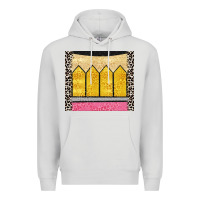 Dove Grey glitter pencil Premium Hoodie - CowGirlArtShop