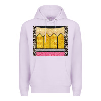 Lilac glitter pencil Premium Hoodie - CowGirlArtShop