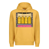 Mustard glitter pencil Premium Hoodie - CowGirlArtShop