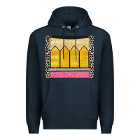 Navy glitter pencil Premium Hoodie - CowGirlArtShop
