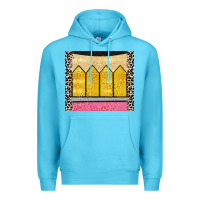 Ocean Blue glitter pencil Premium Hoodie - CowGirlArtShop