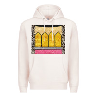 Pale Pink glitter pencil Premium Hoodie - CowGirlArtShop