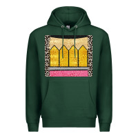 Sports Green glitter pencil Premium Hoodie - CowGirlArtShop