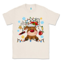 Natural christmas deer school Classic Tee - MaliasSmallBusiness