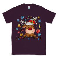 Plum christmas deer school Classic Tee - MaliasSmallBusiness