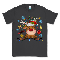 Smoke christmas deer school Classic Tee - MaliasSmallBusiness