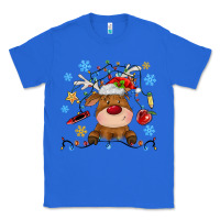 True Royal christmas deer school Classic Tee - MaliasSmallBusiness