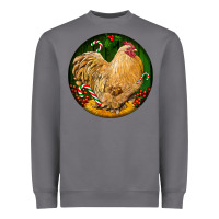 Storm cochin rooster christmas Heavyweight Sweatshirt - LillyAllenDesigns