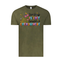 Vintage Olive kindness is free sprinkle it everywhere Vintage Tee - MaliasSmallBusiness