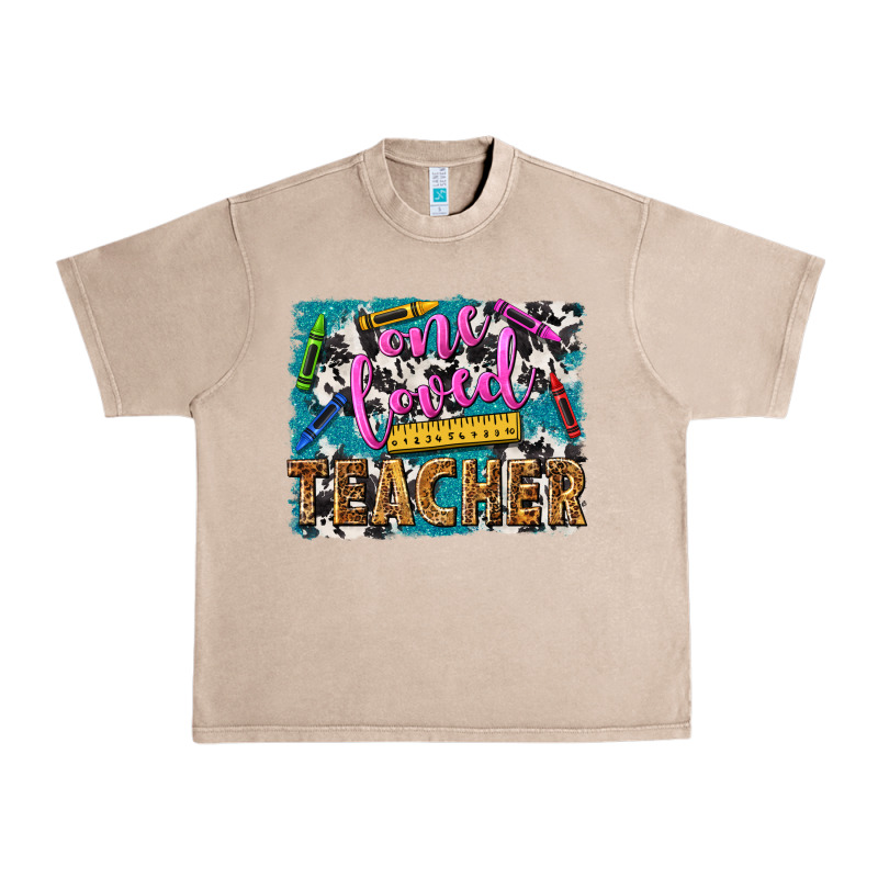 One Loved Teacher Urban Heavy Tee by NancyCooperArtShop | Teevron