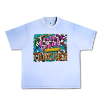 Grape Ice one loved teacher Urban Heavy Tee - NancyCooperArtShop