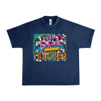Navy one loved teacher Urban Heavy Tee - NancyCooperArtShop