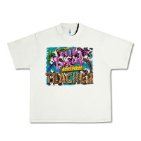 Pistachio one loved teacher Urban Heavy Tee - NancyCooperArtShop