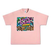 Salmon one loved teacher Urban Heavy Tee - NancyCooperArtShop