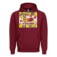 Burgundy tis' the season softball with cowhide tumbler tbs Zipper Hoodie - TumblerDesignByShophia