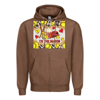 Chestnut tis' the season softball with cowhide tumbler tbs Zipper Hoodie - TumblerDesignByShophia