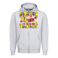 Heather Grey tis' the season softball with cowhide tumbler tbs Zipper Hoodie - TumblerDesignByShophia