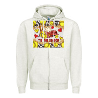 Oatmeal Heather tis' the season softball with cowhide tumbler tbs Zipper Hoodie - TumblerDesignByShophia