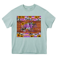 Arona mama bear sunflowers purple Heavy Core Tee - Jasminsmagicworld