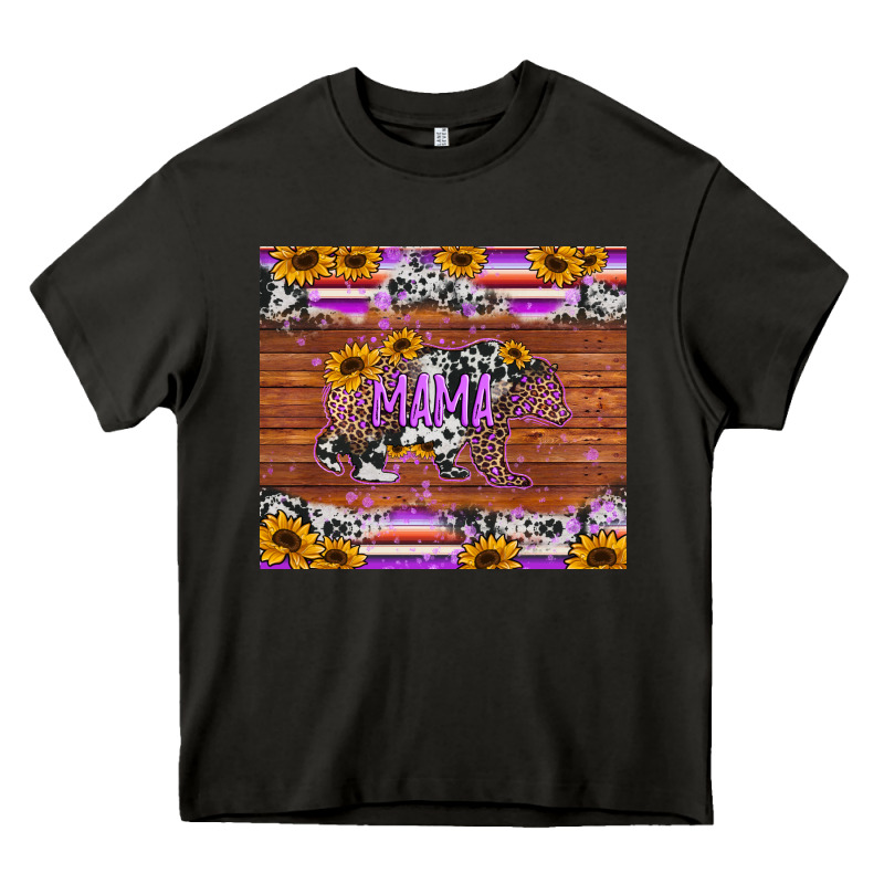 Mama Bear Sunflowers Purple Heavy Core Tee by Jasminsmagicworld | Teevron