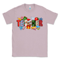 Lilac Christmas teacher Classic Tee - CowhideDigitalArt